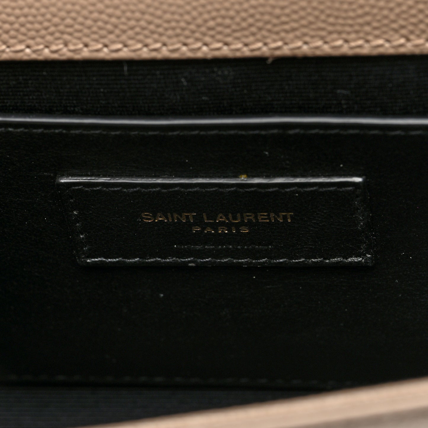 Grain De Poudre Small Monogram Kate Satchel Dark Beige