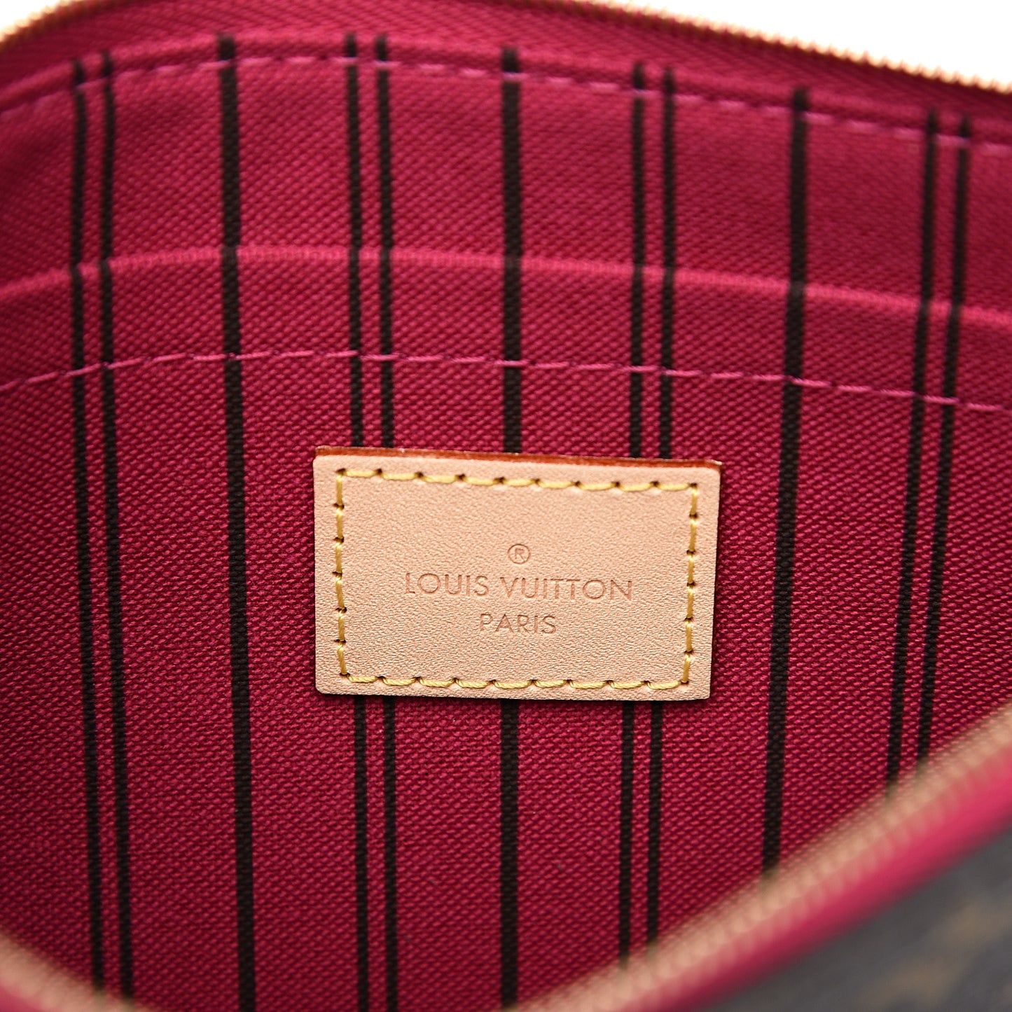 Monogram Neverfull MM GM Pochette Pivoine