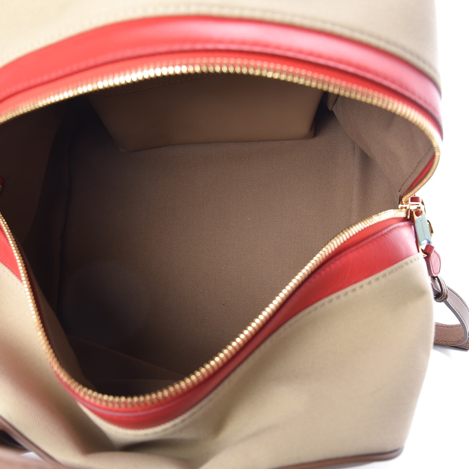 Burberry Smooth Calfskin Cube Bowling Bag Malt Brown 5 of 9
