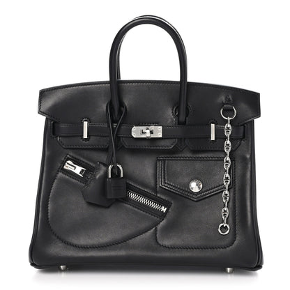 Hermes Veau Volupto Rock Birkin 25 Black 1 of 13
