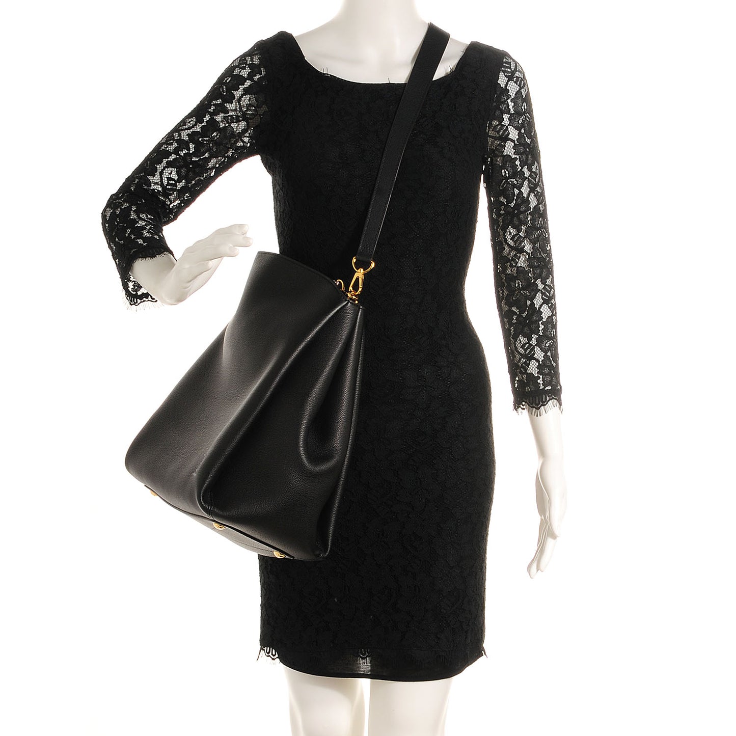 Veau Cachemire Python Babylone MM Black