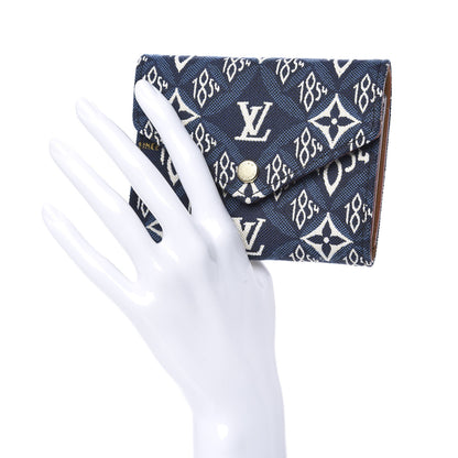Louis Vuitton Jacquard Since 1854 Victorine Wallet Blue 2 of 8