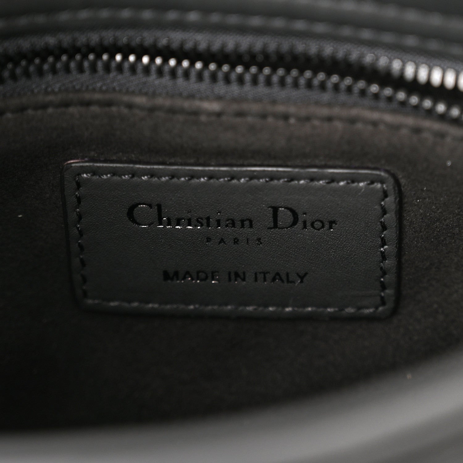 Christian Dior Ultra Matte Calfskin Cannage Mini Lady Dior Black 6 of 10
