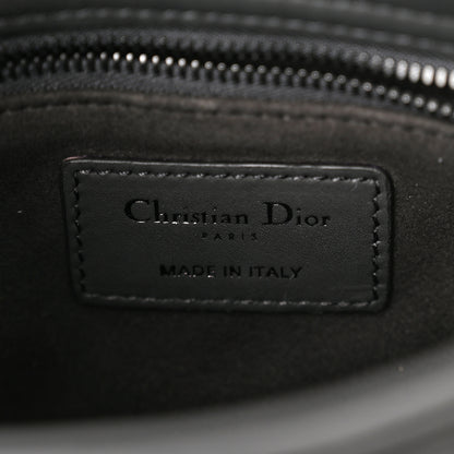 Christian Dior Ultra Matte Calfskin Cannage Mini Lady Dior Black 6 of 10