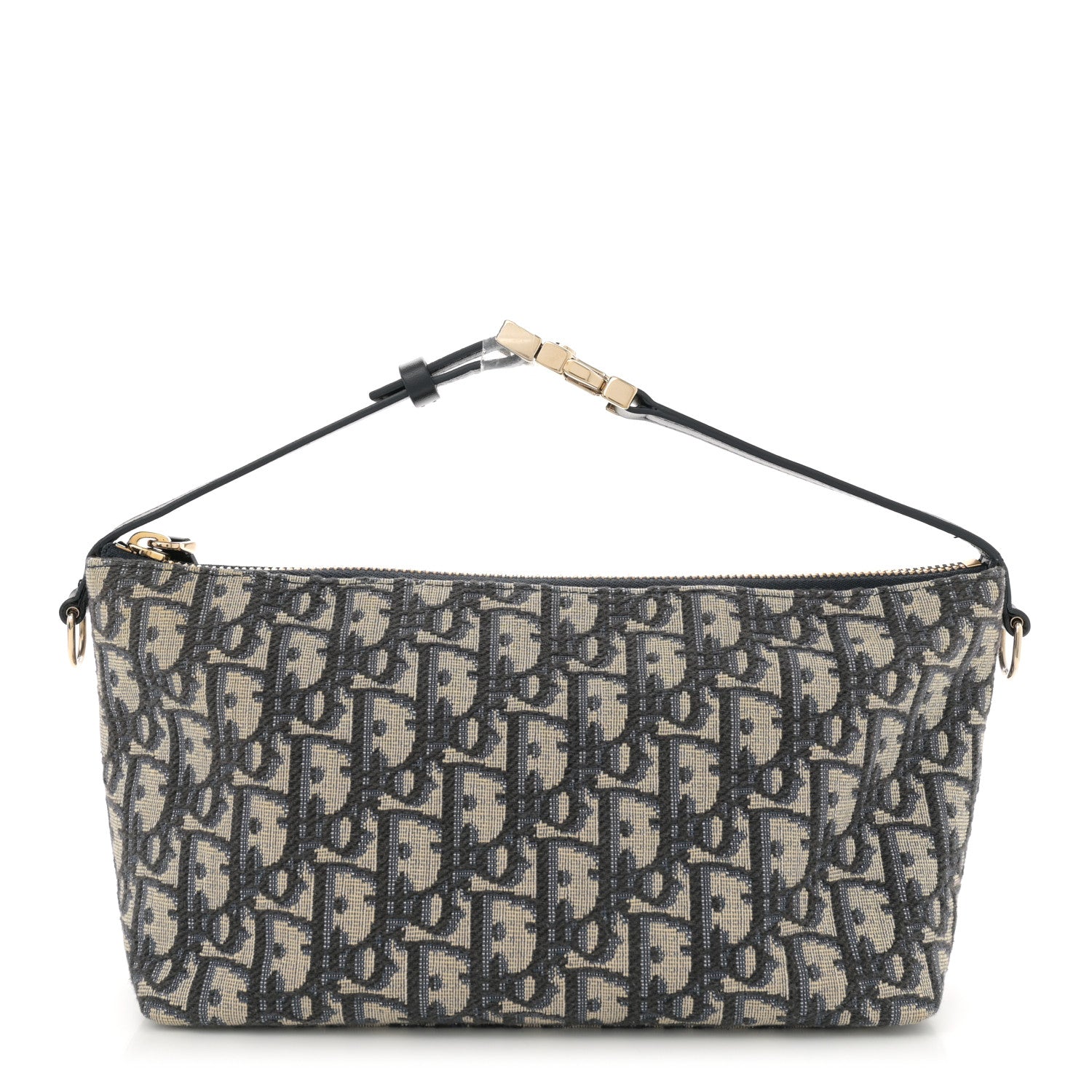 Christian Dior Oblique Medium Diortravel Nomad Pouch Blue 1 of 10