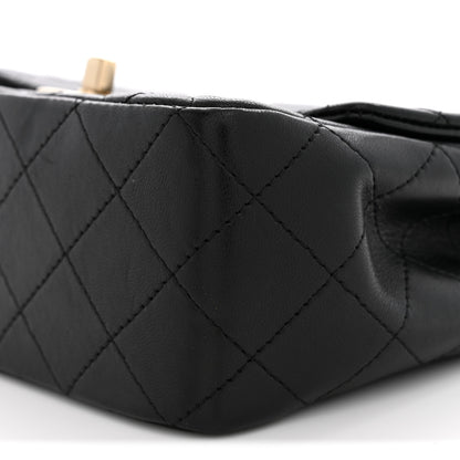 Chanel Lambskin Quilted Mini Square Flap Black 10 of 12