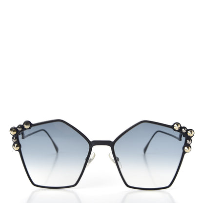 Fendi Geometric Dots Sunglasses FF 0261/S Dark Blue 2 of 7