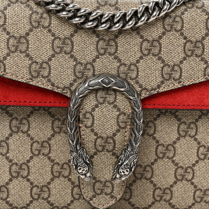 Gucci GG Supreme Monogram Mini Dionysus Shoulder Bag Hibiscus Red 8 of 11