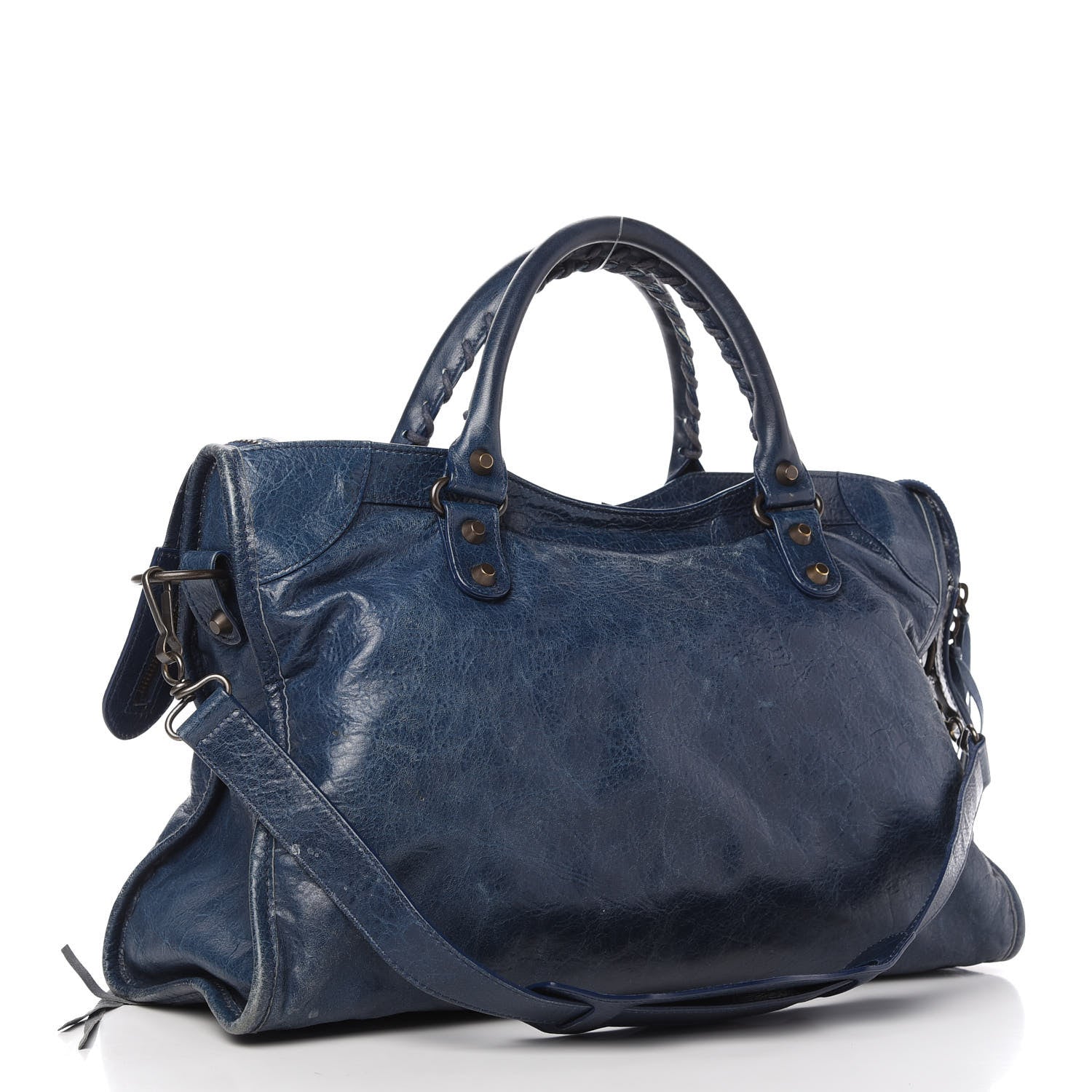 Balenciaga Agneau Classic Hardware City Bleu Mineral 3 of 9