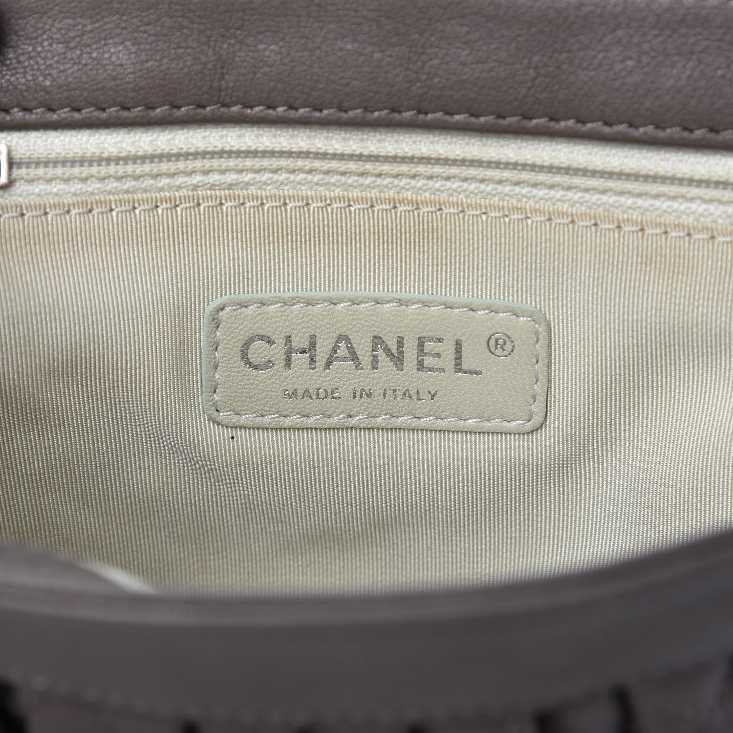Chanel Washed Lambskin Quilted Mini Chain Around Flap Taupe 8 of 11