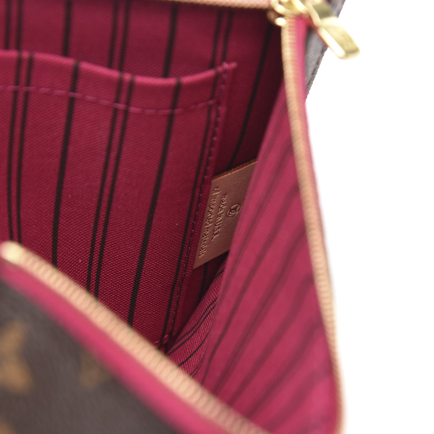 Monogram Neverfull MM GM Pochette Pivoine