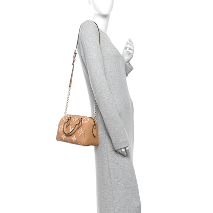 Louis Vuitton Empreinte Monogram Giant Speedy Bandouliere 20 Arizona Creme 2 of 9