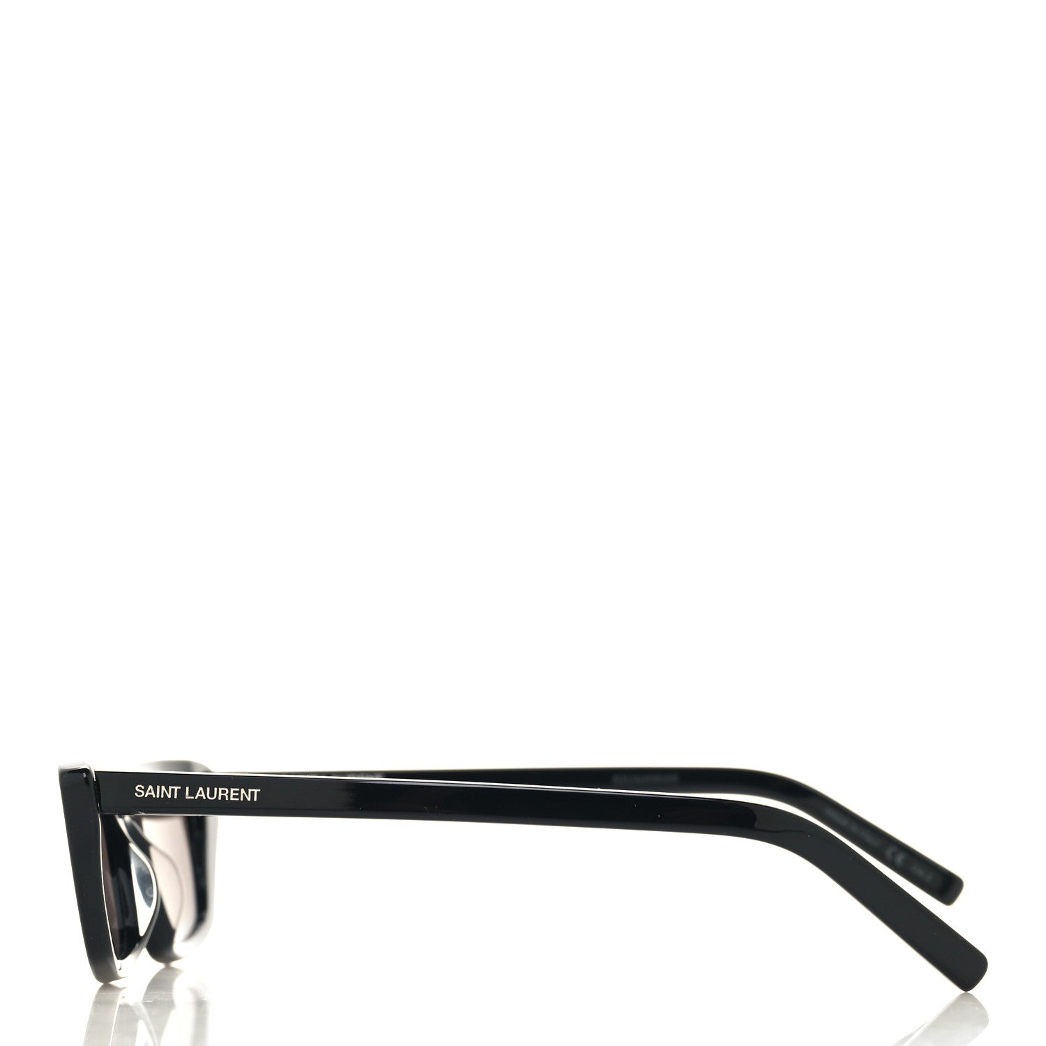 Saint Laurent Acetate Cat Eye Sunglasses SL277 Black 3 of 8