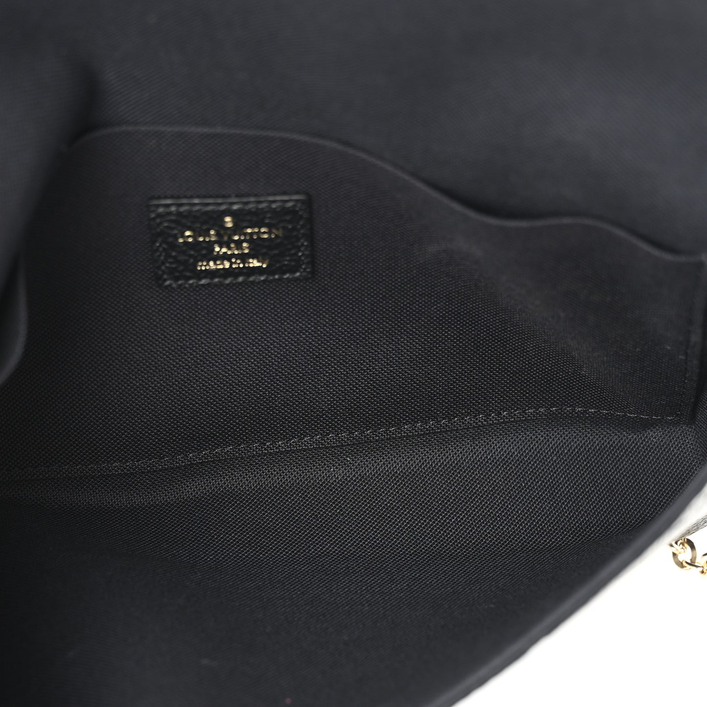 Empreinte Pochette Felicie Chain Wallet Black