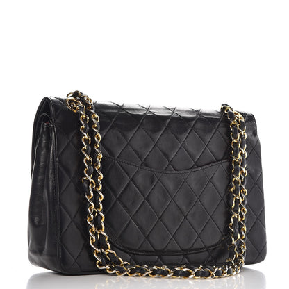 Chanel Lambskin Quilted Medium Double Flap Black 3 of 11