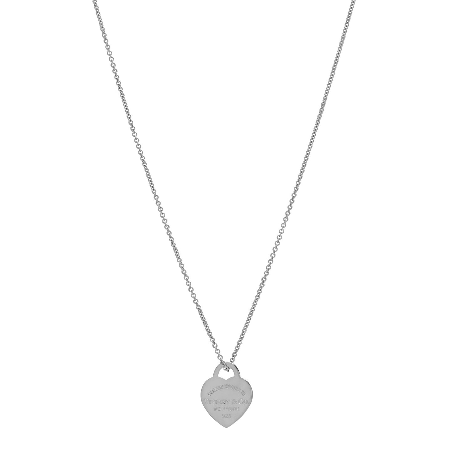 Sterling Silver Small Return To Tiffany Heart Pendant Necklace