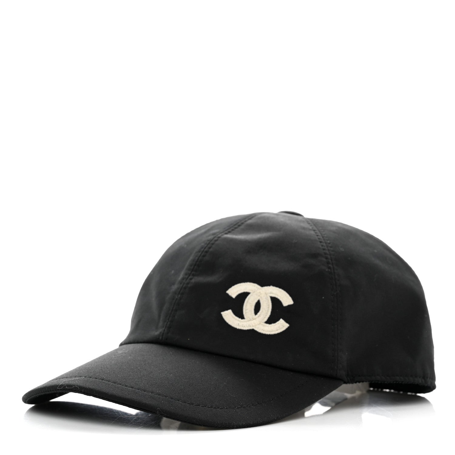 Chanel Cotton CC Cap Hat Black 1 of 8