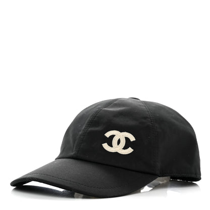 Chanel Cotton CC Cap Hat Black 1 of 8
