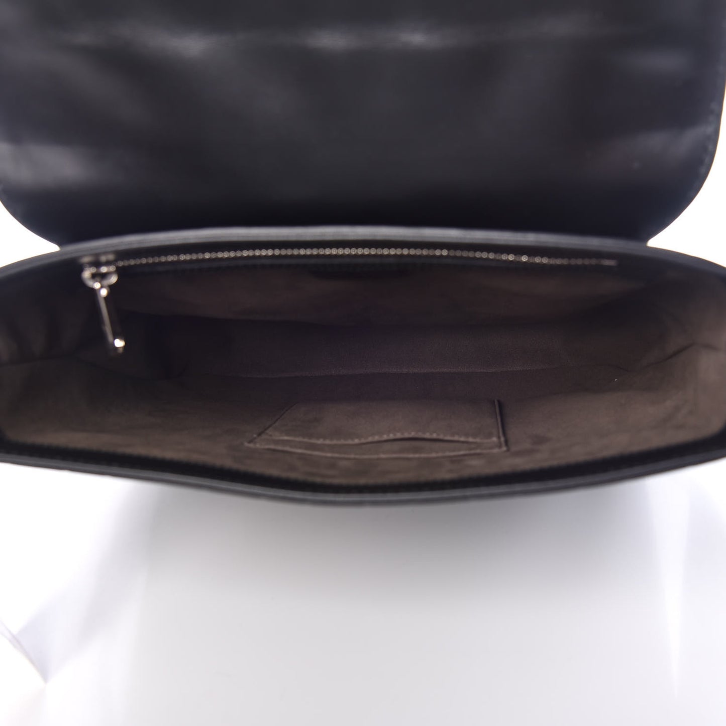 Guccissima Signature Single Buckle Flap Messenger Bag Black