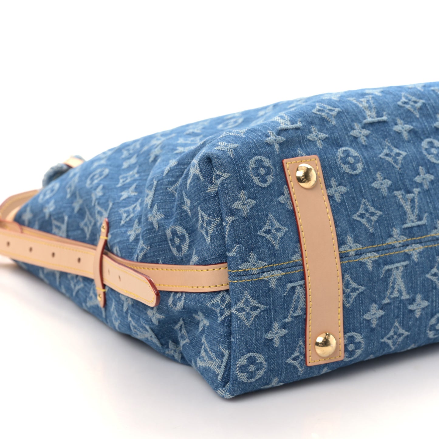 Monogram Denim CarryAll MM Blue