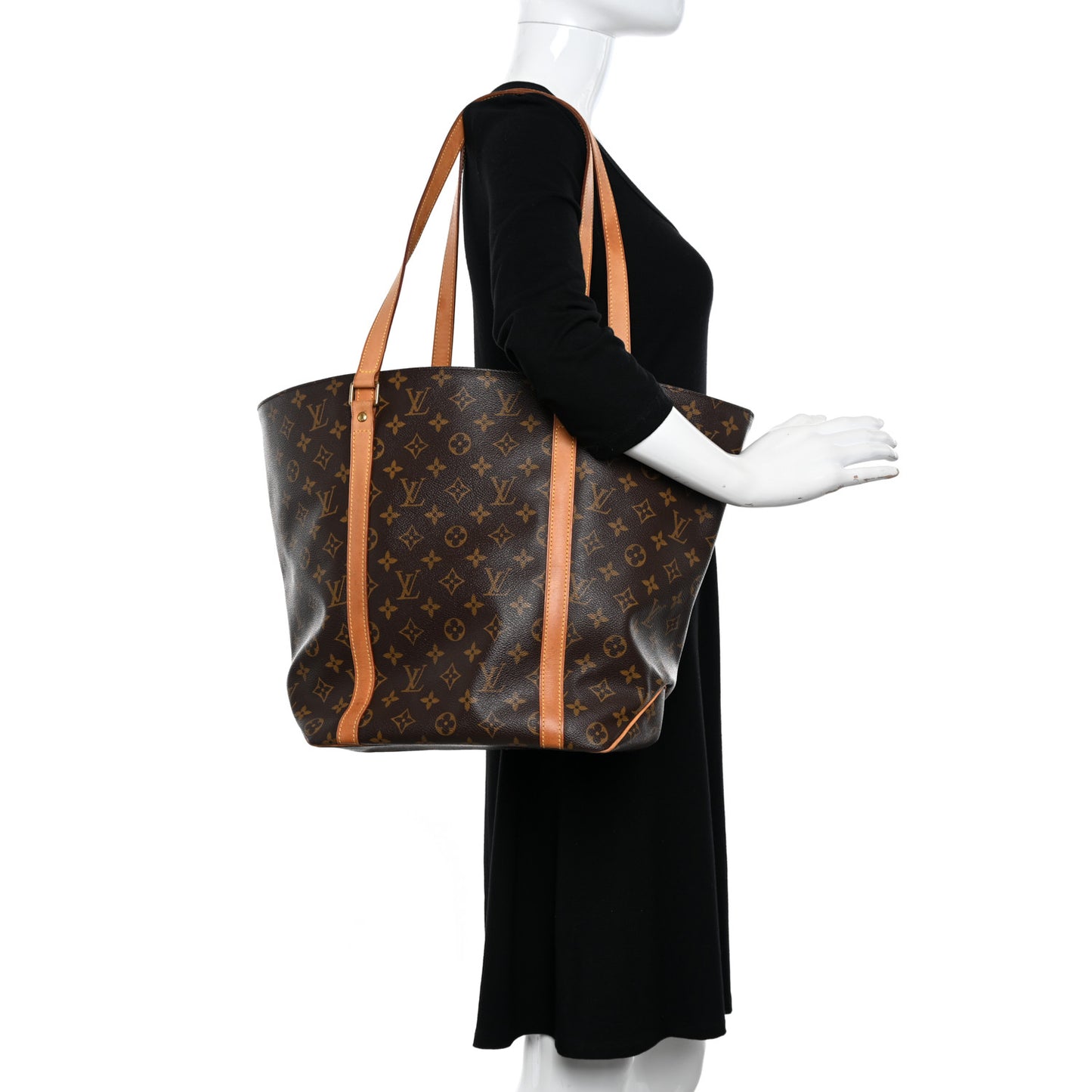 LOUIS VUITTON Monogram Sac Shopping Tote