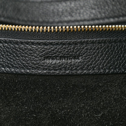 Celine Soft Grained Calfskin Medium Belt Cabas Phantom Black 7 of 11