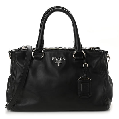 Prada Soft Calfskin Tote Black 1 of 12