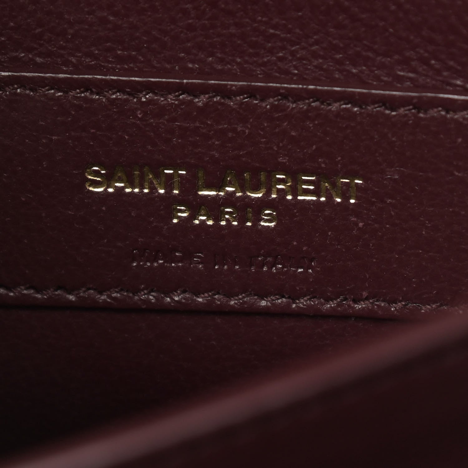 Saint Laurent Grain de Poudre Mini Classic Monogram Cassandra Top Handle Crema Soft Rouge Legion 6 of 10