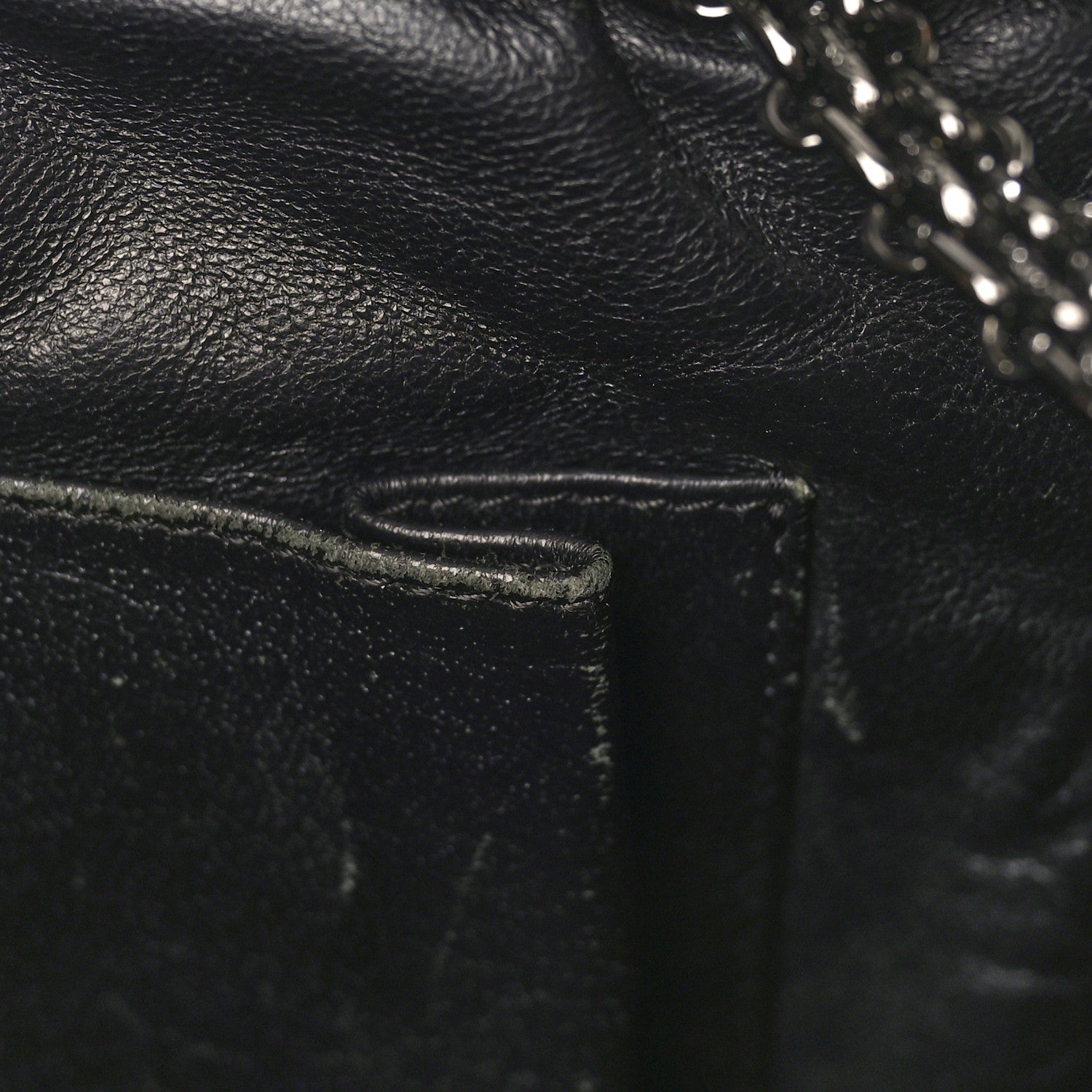 Chanel Metallic Aged Calfskin Quilted Large Reissue Camera Case Black 13 of 13