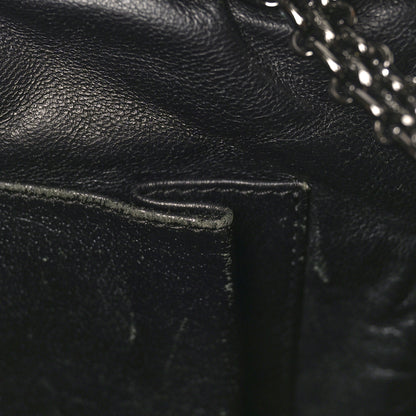 Chanel Metallic Aged Calfskin Quilted Large Reissue Camera Case Black 13 of 13