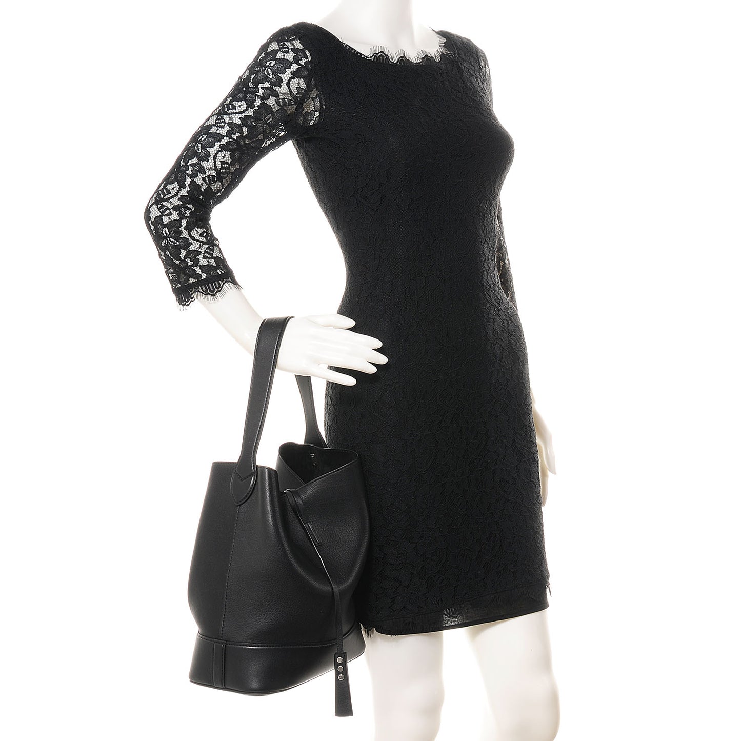 Smooth Calfskin NN14 Cuir Nuance GM Black