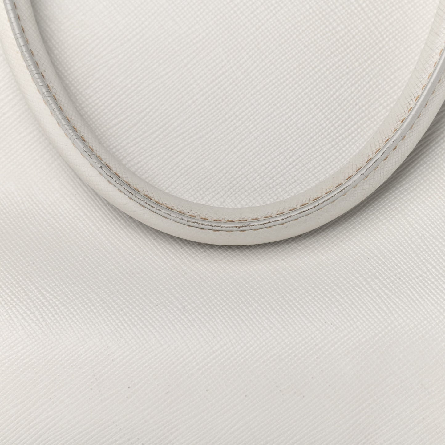 Saffiano Lux Galleria Front Pocket Tote Talco Platino