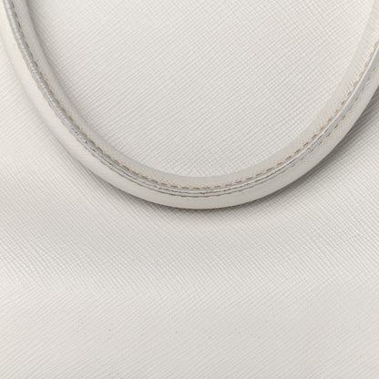 Prada Saffiano Lux Galleria Front Pocket Tote Talco Platino 18 of 18