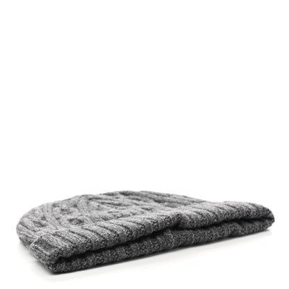 Hermes Cashmere Beanie Hat M Grey 4 of 6