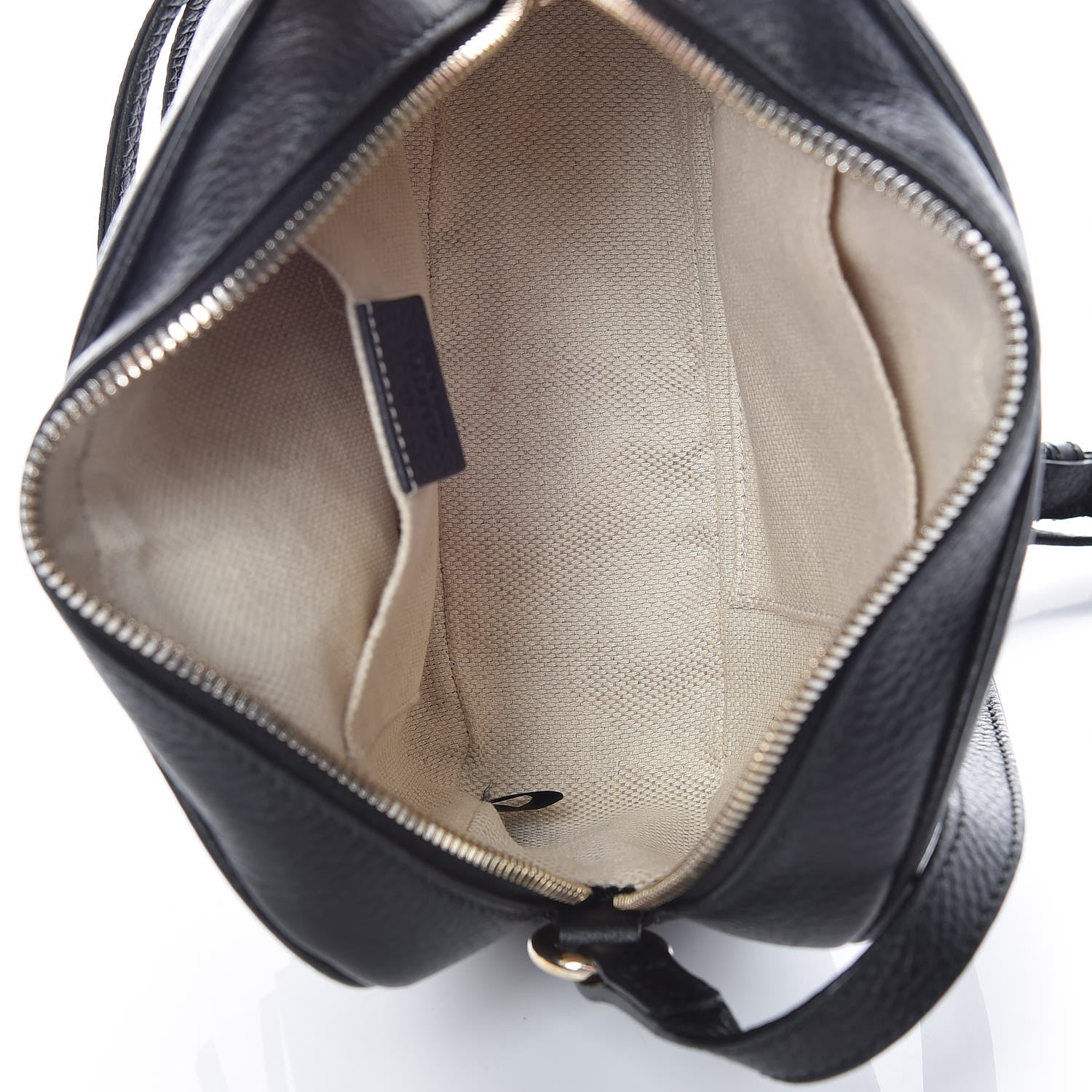 Gucci Pebbled Calfskin Small Soho Disco Bag Black 7 of 14