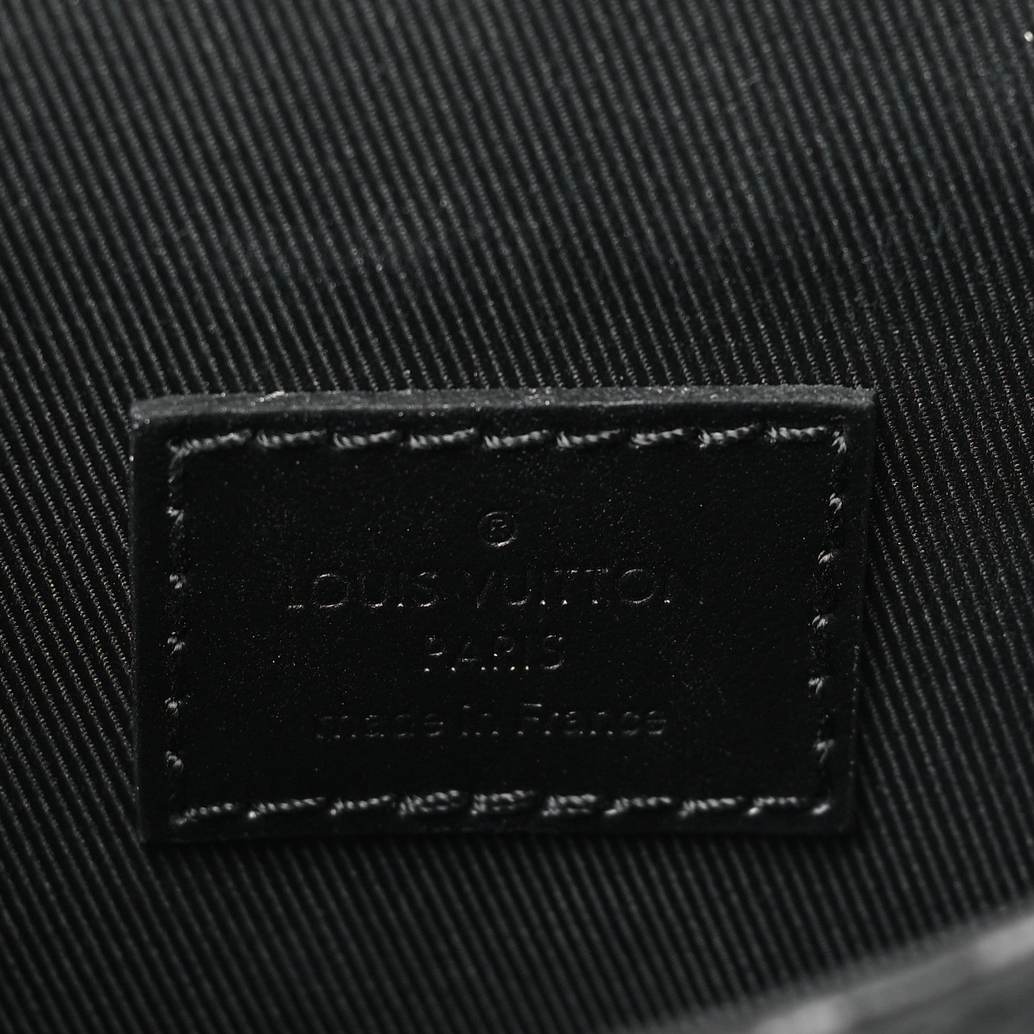Louis Vuitton Monogram Eclipse Saumur Slingbag Black 6 of 8