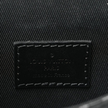 Louis Vuitton Monogram Eclipse Saumur Slingbag Black 6 of 8