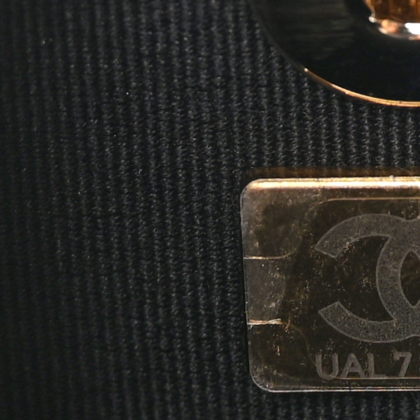 Lambskin Quilted Small Duma Drawstring Backpack Black