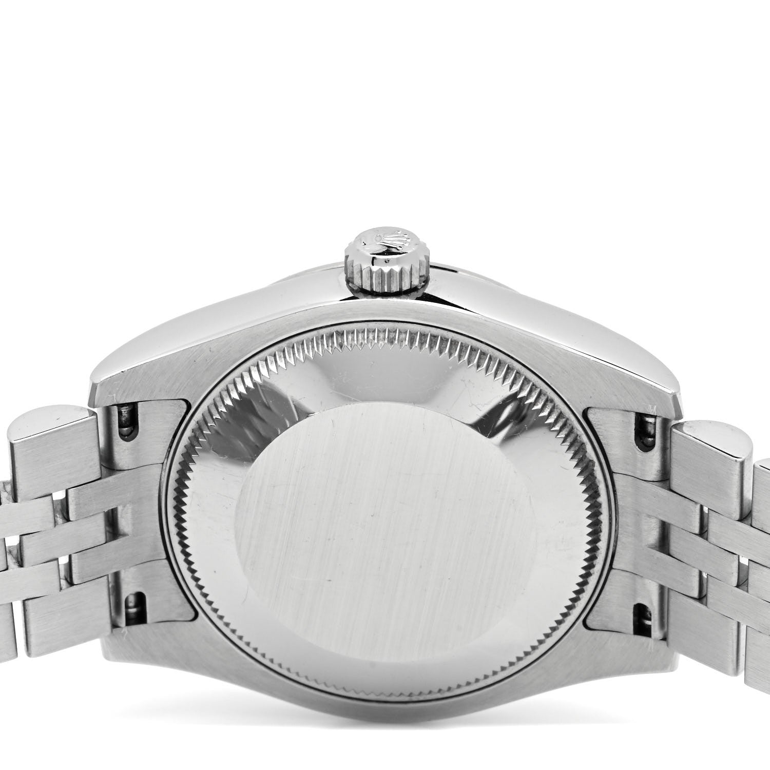 Rolex Stainless Steel 18K White Gold Diamond Pink Mother of Pearl 31mm Oyster Perpetual Datejust Watch 178274 4 of 5