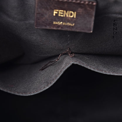 Fendi Zucca Vitello Artic Messenger Bag Tobacco Castagna 9 of 18