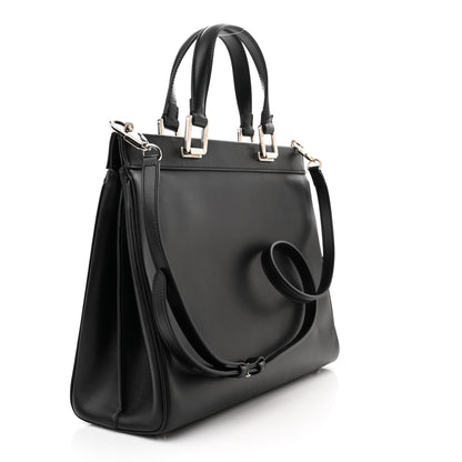 Gucci Smooth Calfskin Medium Zumi Top Handle Bag Black 3 of 11