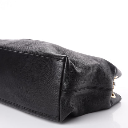 Gucci Pebbled Calfskin Medium Soho Chain Shoulder Bag Black 9 of 11