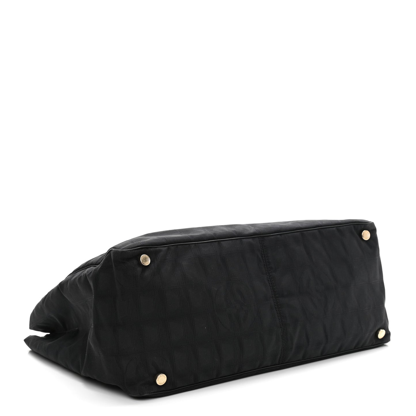 Nylon Medium Travel Tote Black