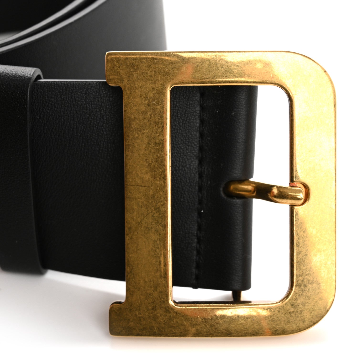 Christian Dior Calfskin Diorquake Belt 75 30 Black 7 of 7