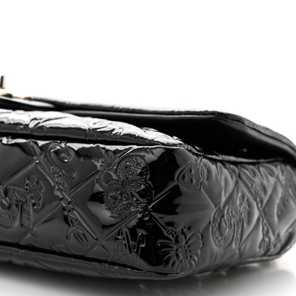 Chanel Patent Medium Lucky Symbols Flap Black 10 of 11