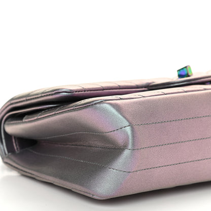 Chanel Iridescent Lambskin Chevron Quilted 2.55 Reissue 225 Flap Light Purple 9 of 12