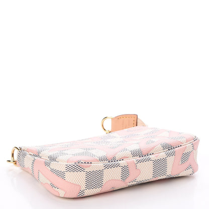 Louis Vuitton Damier Azur Tahitienne Mini Pochette Accessories 4 of 7