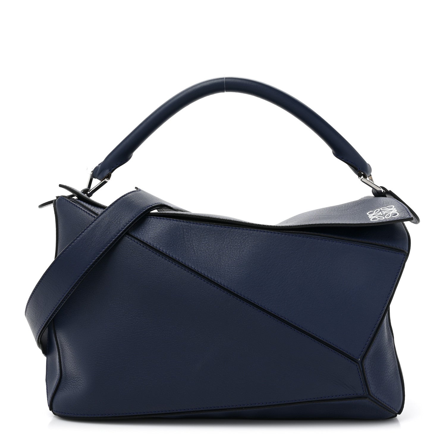 Loewe Calfskin Large Puzzle Bag Marine 1 of 18