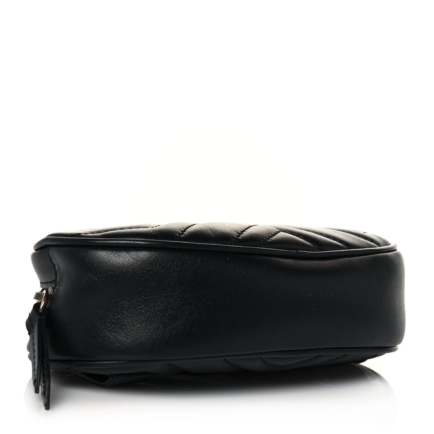 Gucci Calfskin Matelasse GG Marmont Belt Bag 95 38 Black 4 of 15