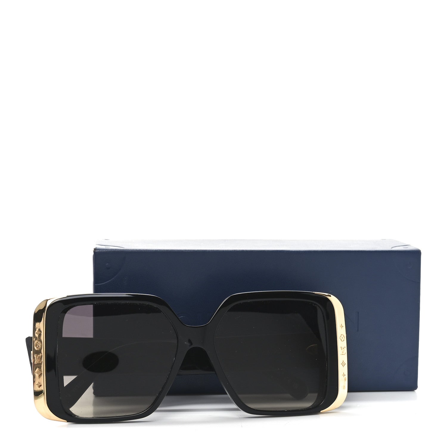 Louis Vuitton Acetate LV Moon Square Sunglasses Z1664W Black 8 of 8